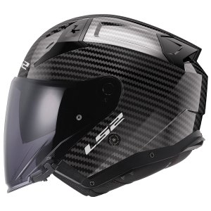 Casque LS2 OF603 INFINITY II GLOSS CARBON-06