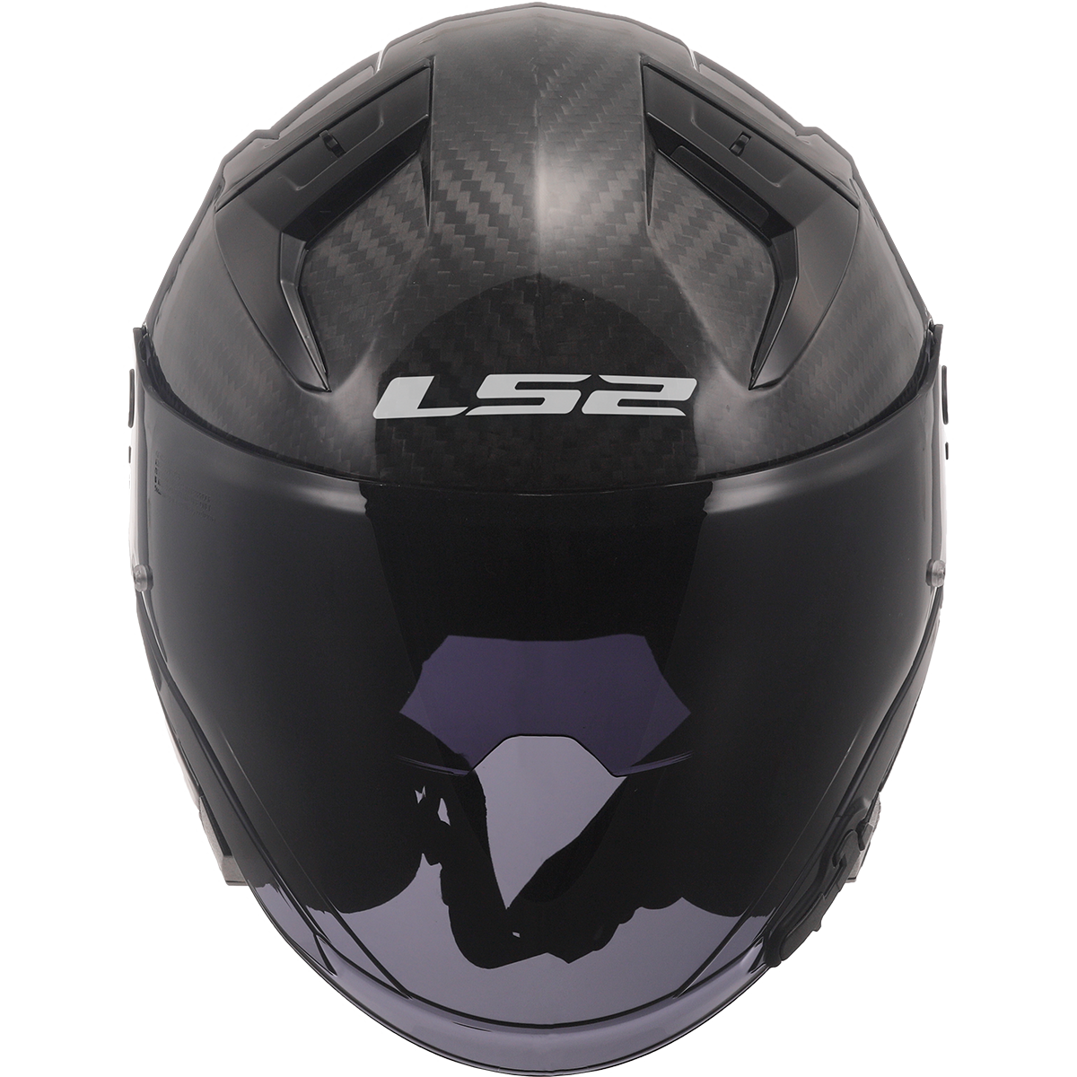 Casque LS2 OF603 INFINITY II GLOSS CARBON-06 – Image 3