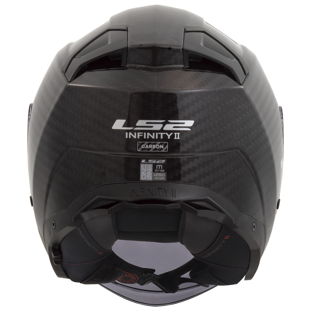 Casque LS2 OF603 INFINITY II GLOSS CARBON-06 – Image 4