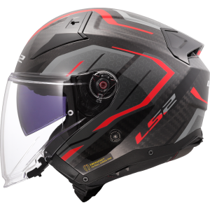 Casque LS2 OF603 INFINITY II C URUS RED-06