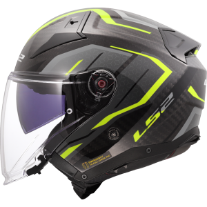Casque LS2 OF603 INFINITY II C URUS H-VIS YELLOW-06