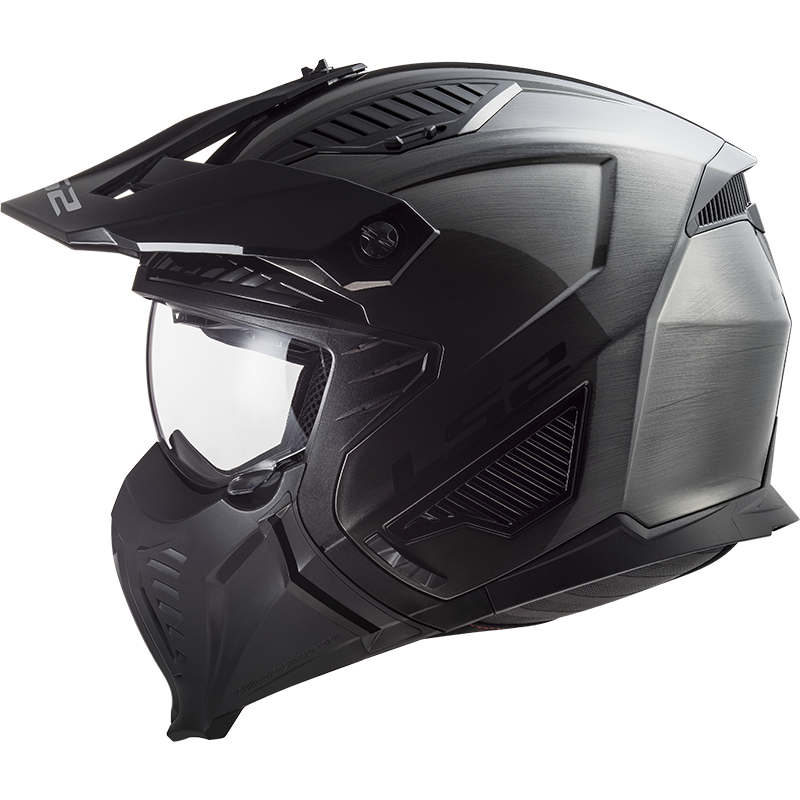 Casque LS2 OF606 DRIFTER JEANS TITANIUM-06 – Image 2