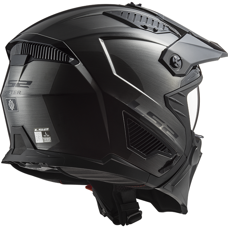 Casque LS2 OF606 DRIFTER JEANS TITANIUM-06 – Image 3