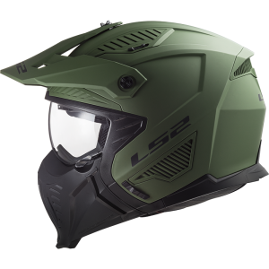 Casque LS2 OF606 DRIFTER SOLID MATT MILITARY GREEN-06