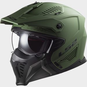 Casque LS2 OF606 DRIFTER SOLID MATT MILITARY GREEN-06