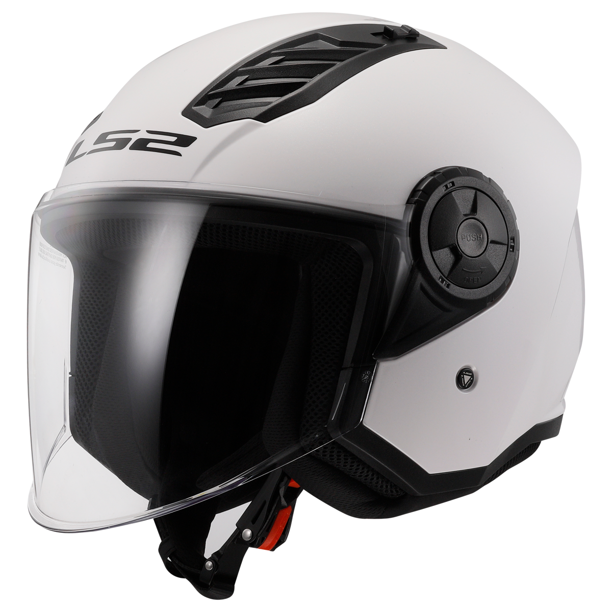 Casque LS2 OF616 AIRFLOW II SOLID GLOSS WHITE-06