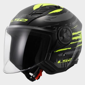 Casque LS2 OF616 AIRFLOW II BRUSH BLACK H-V YELLOW-06