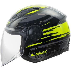 Casque LS2 OF616 AIRFLOW II BRUSH BLACK H-V YELLOW-06