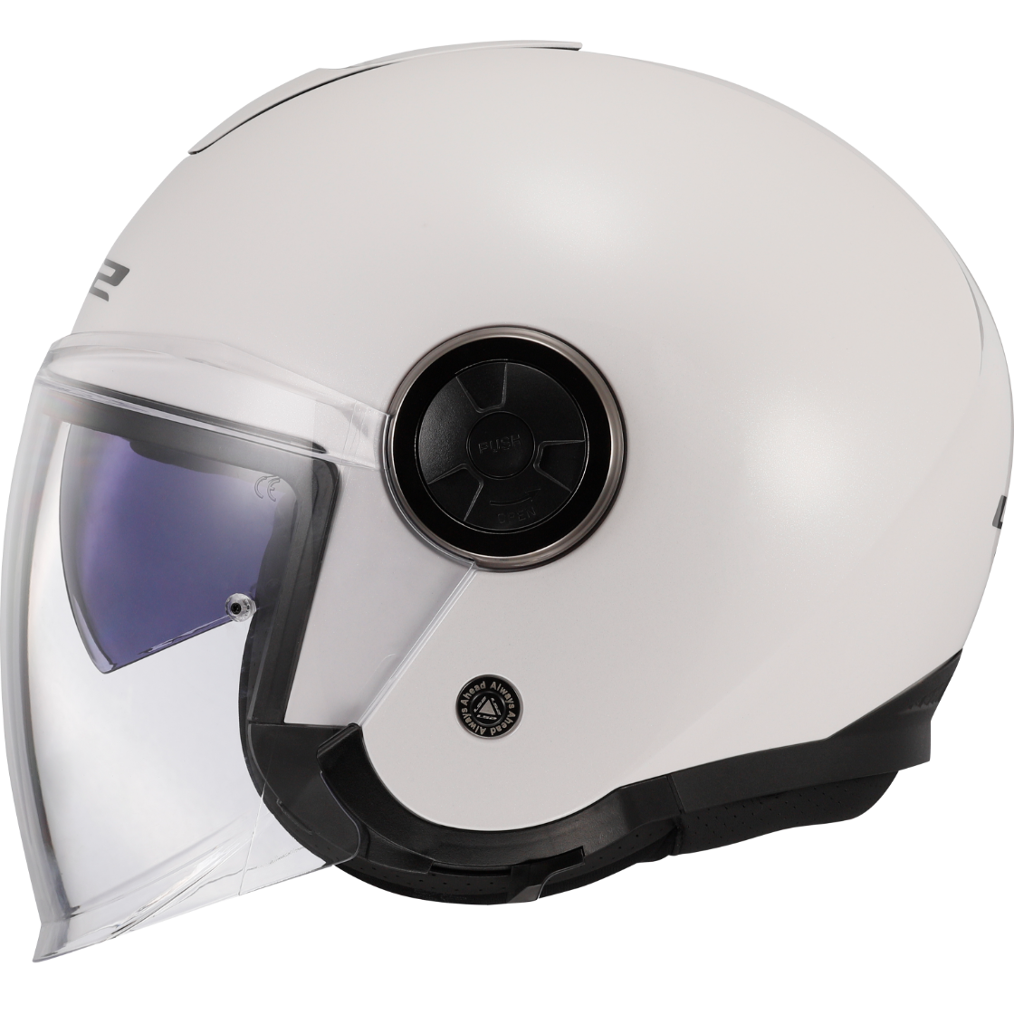 Casque LS2 OF620 CLASSY SOLID WHITE-06 – Image 2