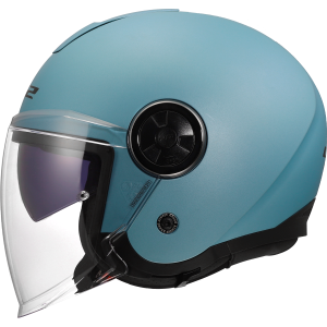 Casque LS2 OF620 CLASSY SOLID PEARL BLUE-06