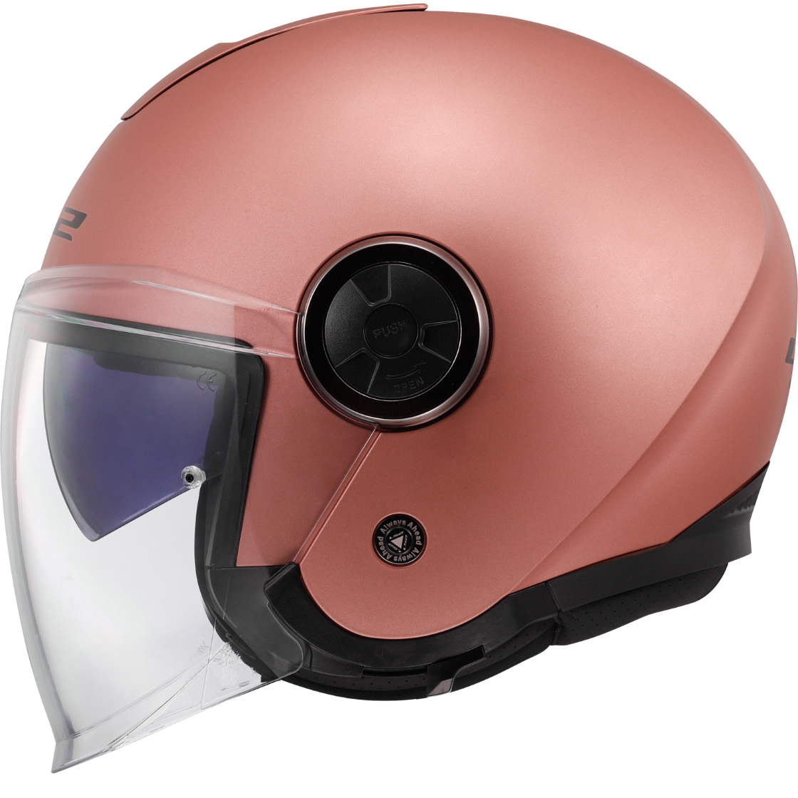 Casque LS2 OF620 CLASSY SOLID GOLD PINK-06 – Image 2