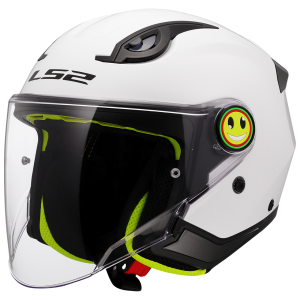 Casque LS2 OF622 FUNNY II SOLID WHITE