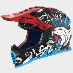 Casque LS2 MX437 FAST II MINI STARMAW BLACK-06
