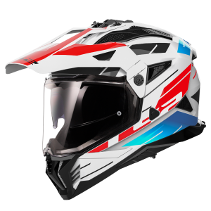 Casque LS2 MX702 PIONEER II NAMIB WHITE BLUE RED-06