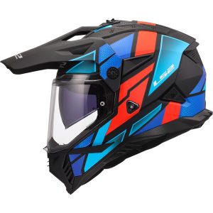 Casque LS2 MX702 PIONEER II BLOCK BLACK RED BLUE-06