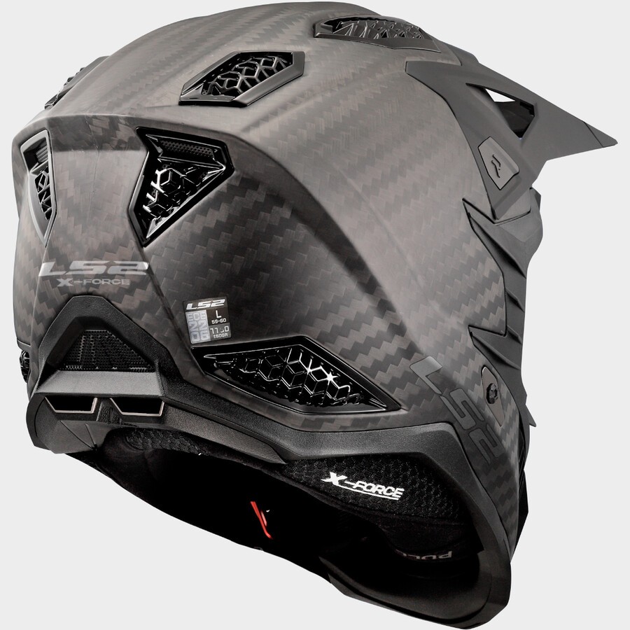 Casque LS2 MX703 C X-FORCE PRO FIM MATT CARBON-06 – Image 6