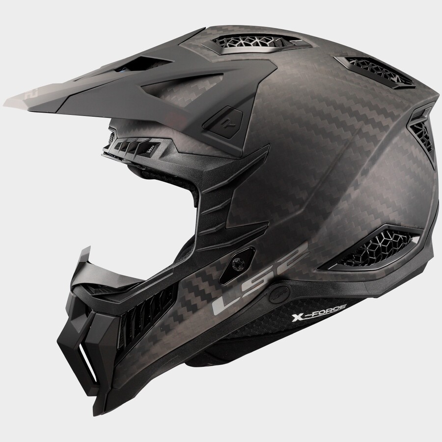 Casque LS2 MX703 C X-FORCE PRO FIM MATT CARBON-06 – Image 2