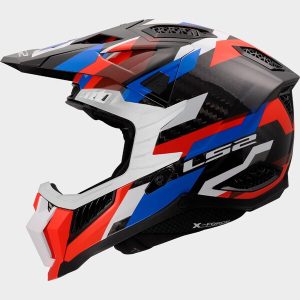 Casque LS2 MX703 X-FORCE PHANTOM WHITE BLUE RED-06