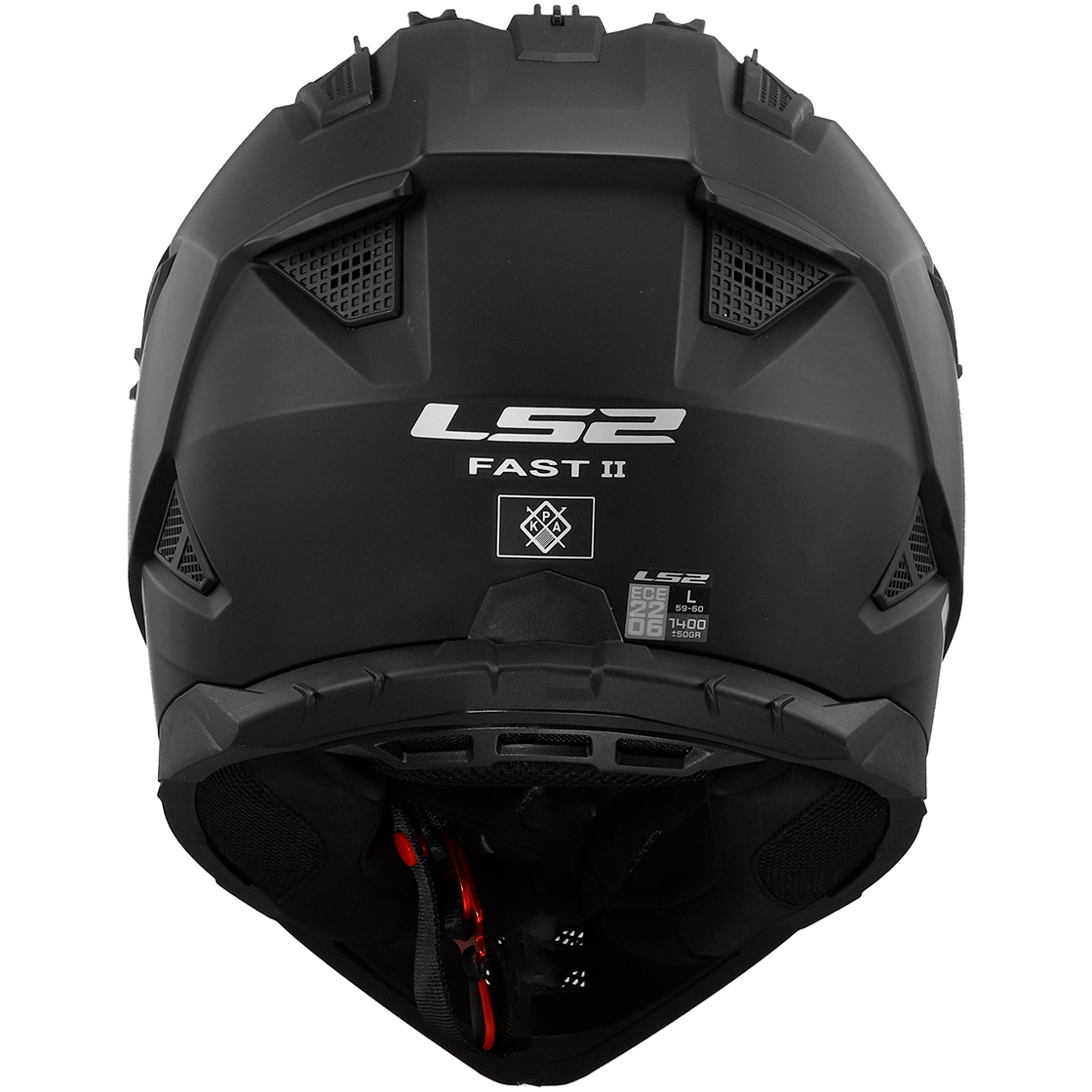 Casque LS2 MX708 FAST II SOLID MATT BLACK-06 – Image 4