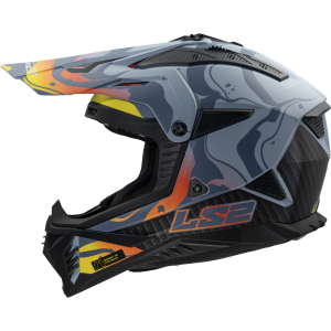 Casque LS2 MX708 FAST II WASH MATT DARK GREY-06