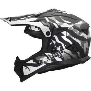 Casque LS2 MX708 FAST II GROTESK BLACK GREY-06