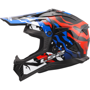 Casque LS2 MX708 FAST II GROTESK WHITE BLUE RED-06