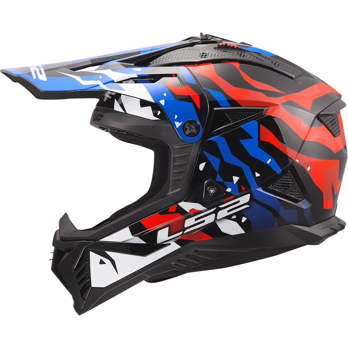 Casque LS2 MX708 FAST II GROTESK WHITE BLUE RED-06