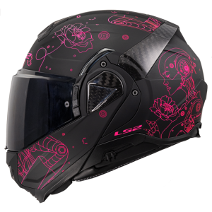 Casque LS2 FF910 ADVANT II SOPHIA BLACK PINK