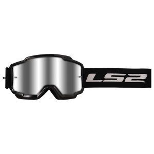 Masque LS2 CHARGER GOGGLE BLACK WITH SILVER VISOR