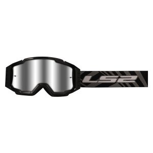 Masque LS2 CHARGER PRO GOGGLE BLACK WITH SILVER VISOR