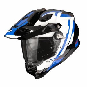Casque Scorpion ADF-9000 AIR PATROL Noir-Bleu-Blanc