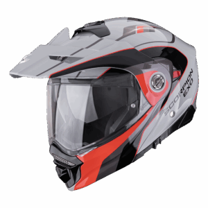 Casque Scorpion ADX-2 KAMPS Gris-Rouge