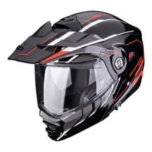 Casque Scorpion ADX-2 WALT Noir-Argent-Rouge