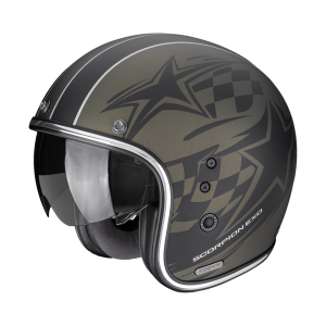 Casque Scorpion BELFAST II FLAGSTONE Mat Vert-Noir