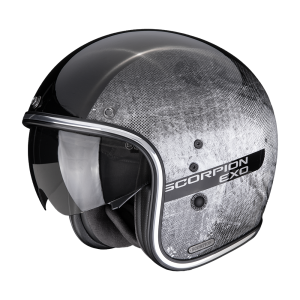 Casque Scorpion BELFAST II QUEST Noir-Argent