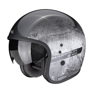Casque Scorpion BELFAST II QUEST Argent-Noir