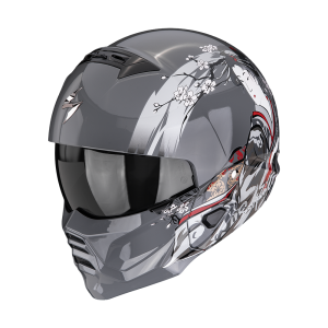 Casque Scorpion EXO-COMBAT II DEMURE Argent