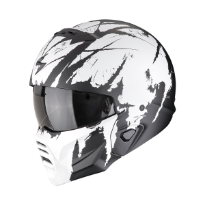 Casque Scorpion EXO-COMBAT II MARAUDER Noir Mat-Blanc