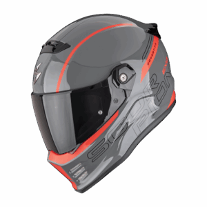 Casque Scorpion COVERT FX DANKO Gris-Rouge