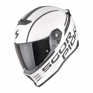 Casque Scorpion COVERT FX DANKO Blanc Perle Mat-Noir