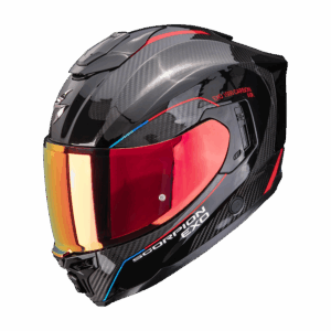 Casque Scorpion EXO-1500 CARBON AIR MUNDI Noir-Rouge