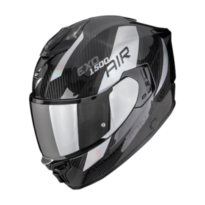 Casque Scorpion EXO-1500 CARBON AIR PLATTED Noir-Argent