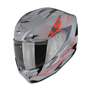 Casque Scorpion EXO-391 KEY Gris-Noir-Rouge