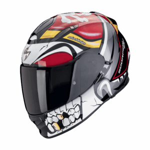 Casque Scorpion EXO-491 PIRATE Rouge