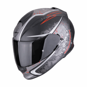 Casque Scorpion EXO-491 RUN Noir mat-Rouge