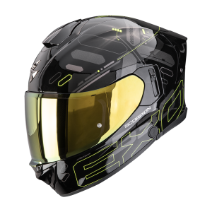 Casque Scorpion EXO-530 AIR FOND Noir-Jaune fluo