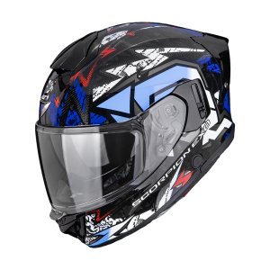 Casque Scorpion EXO-530 AIR METEOR Noir-Bleu