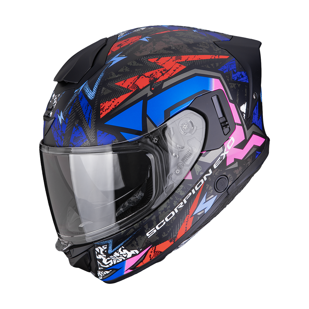 Casque Scorpion EXO-530 AIR METEOR Mat Noir-Rose