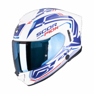 Casque Scorpion EXO-530 AIR SLOPE Blanc-Bleu-Rouge