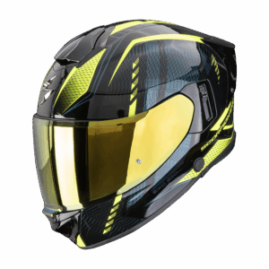 Casque Scorpion EXO-530 AIR THERAS Noir-Jaune fluo